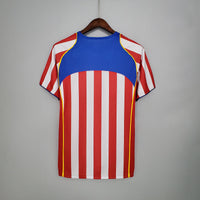 Camiseta Atlético de Madrid Retro 2004/2005 - Roja e Blanca