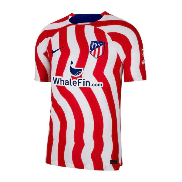 Camisa Atlético de Madrid Home 22/23 s/n° Torcedor Masculina - Vermelho e Branco - DA Sports Oficial