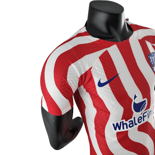 Camisa Atlético de Madrid I 22/23 Vermelha e Branca - Nike - Masculino Jogador - DA Sports Oficial