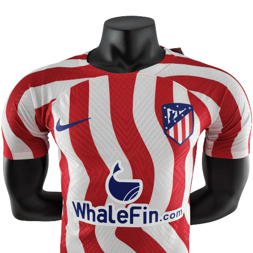 Camisa Atlético de Madrid I 22/23 Vermelha e Branca - Nike - Masculino Jogador - DA Sports Oficial