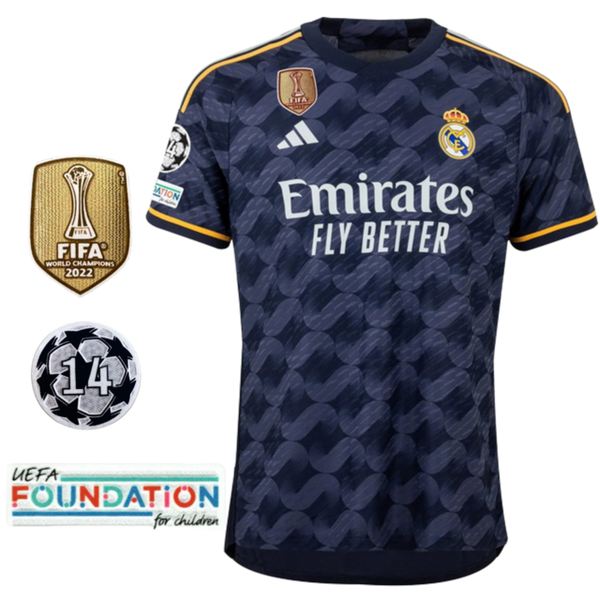 Camiseta Adidas Real Madrid IIl Third 2023/24 + Patch Mundial + 14 UCL