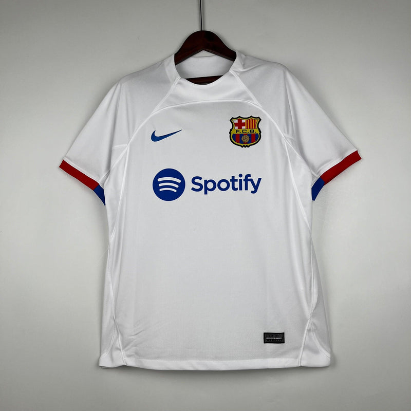 Camisa Barcelona Away 23/24 s/n° Torcedor Masculino - Branco - DA Sports Oficial