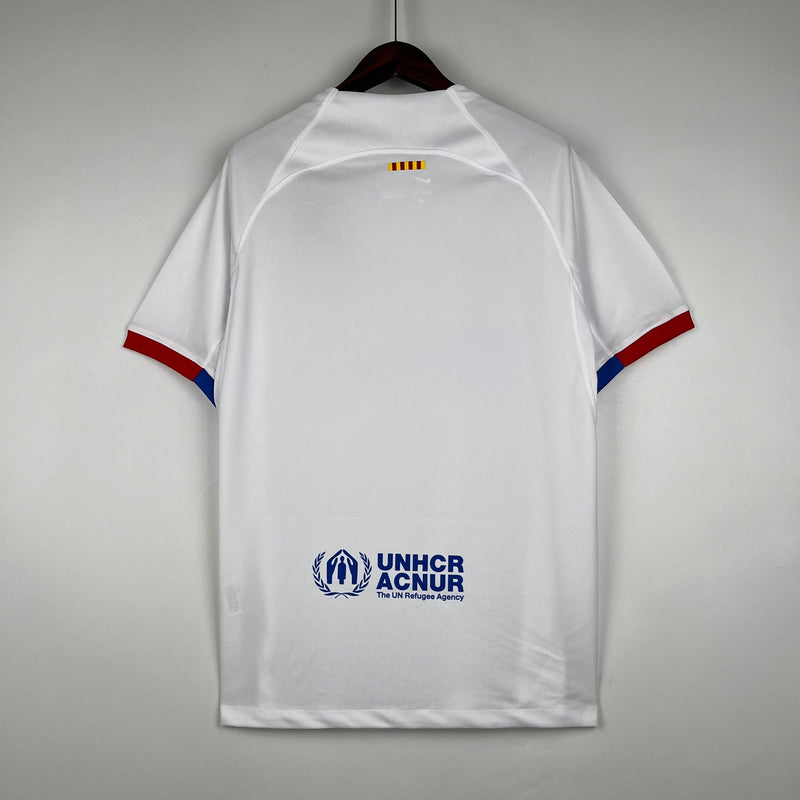 Camisa Barcelona Away 23/24 s/n° Torcedor Masculino - Branco - DA Sports Oficial