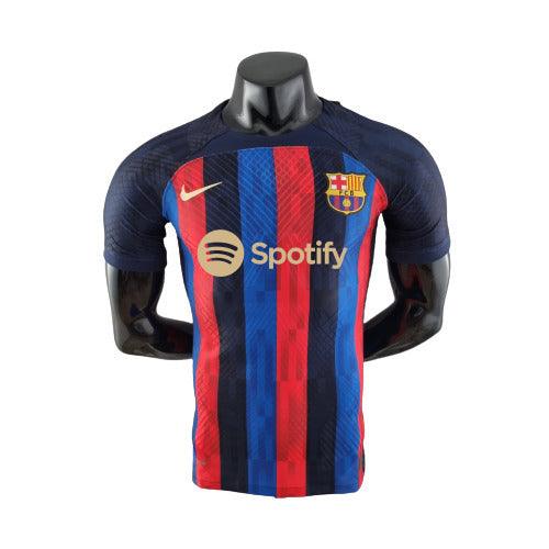 Camisa Barcelona I 22/23 Azul e Vermelha - Nike - Masculino Jogador - DA Sports Oficial