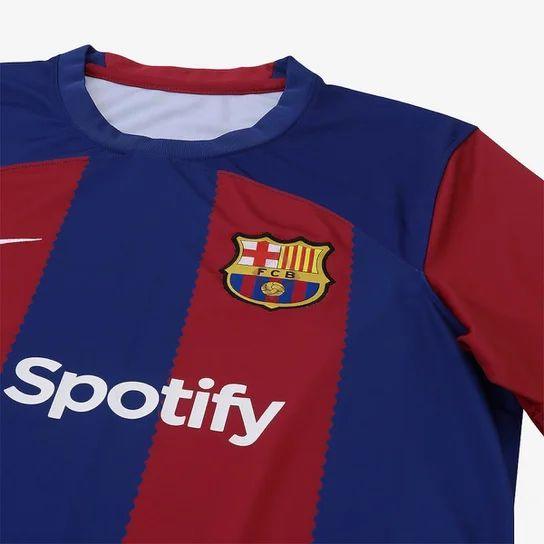 Camisa Barcelona I 23/24 Nike - Grená - DA Sports Oficial