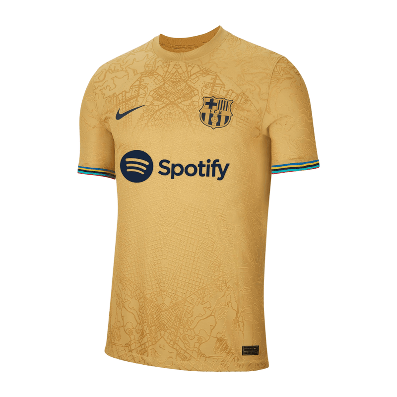 Camisa Barcelona II 22/23 Nike - Dourada - DA Sports Oficial