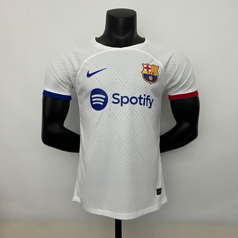 Camisa Barcelona II 23/24 Branca - Nike - Masculino Jogador - DA Sports Oficial