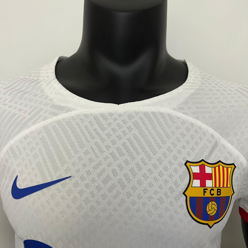 Camisa Barcelona II 23/24 Branca - Nike - Masculino Jogador - DA Sports Oficial