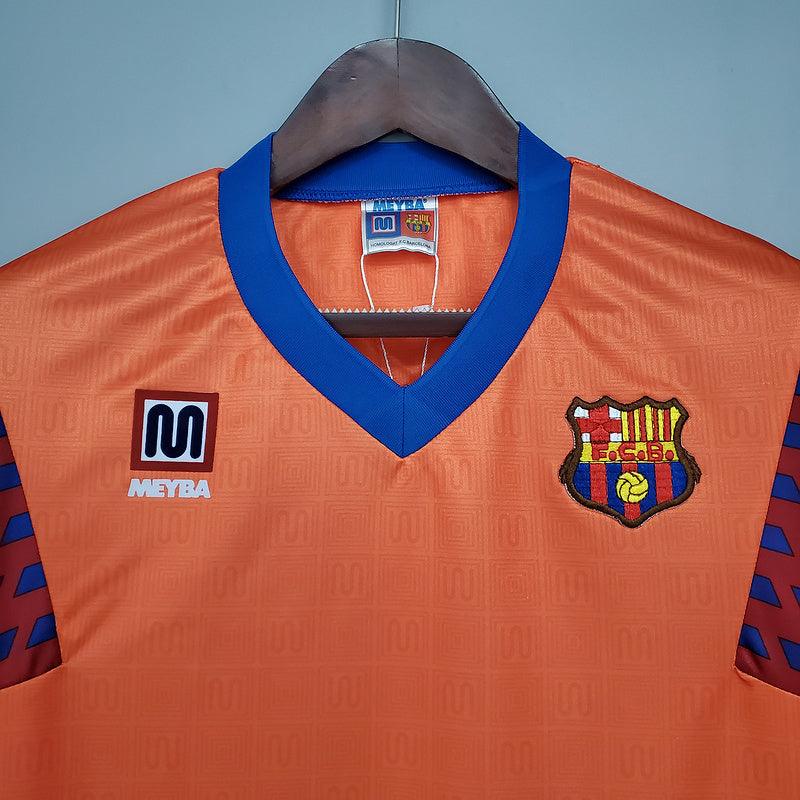 Camisa Barcelona Retrô 1989/1992 Laranja - Meyba - DA Sports Oficial