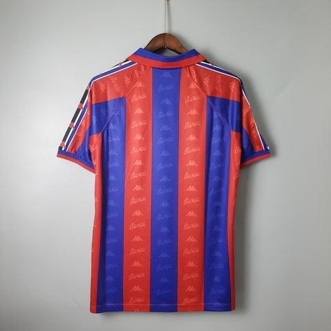 Camisa Barcelona Retrô 1996/1997 Azul e Grená - Kappa - DA Sports Oficial