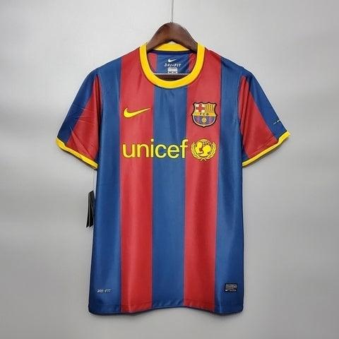 Camisa Barcelona Retrô 2010/2011 Azul e Grená - Nike - DA Sports Oficial