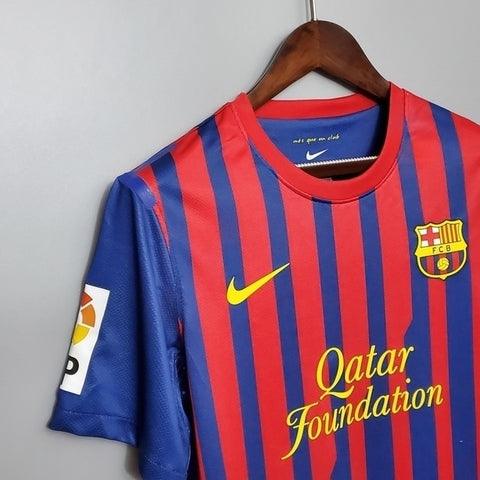 Camisa Barcelona Retrô 2011/2012 Azul e Grená - Nike - DA Sports Oficial