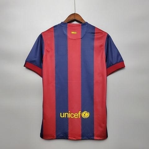 Camisa Barcelona Retrô 2014/2015 Azul e Grená - Nike - DA Sports Oficial