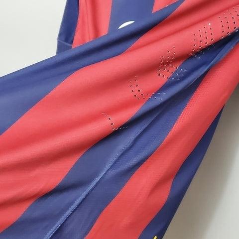 Camisa Barcelona Retrô 2014/2015 Azul e Grená - Nike - DA Sports Oficial