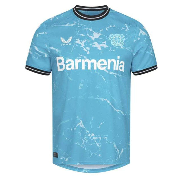 Camisa Bayer Leverkusen Third 23/24 s/n° Torcedor Masculino - Azul - DA Sports Oficial