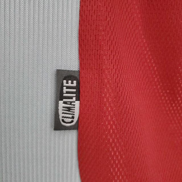 Camisa Bayern de Munique Retrô 1998/1999 Vermelha e Cinza - Adidas - DA Sports Oficial