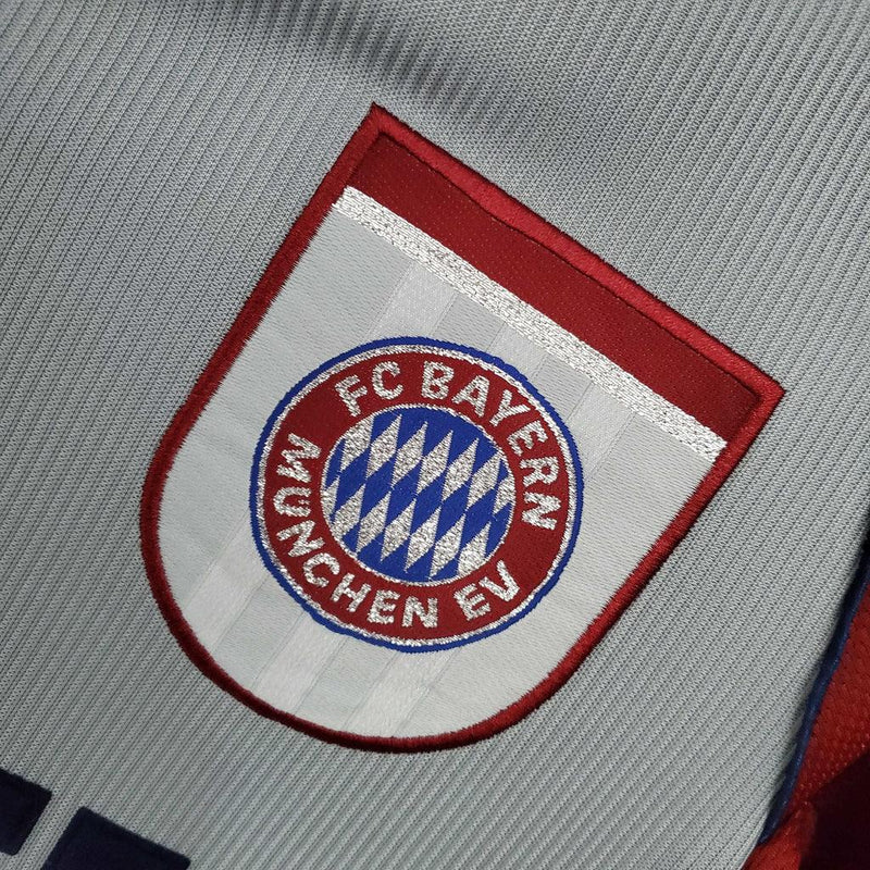 Camisa Bayern de Munique Retrô 1998/1999 Vermelha e Cinza - Adidas - DA Sports Oficial