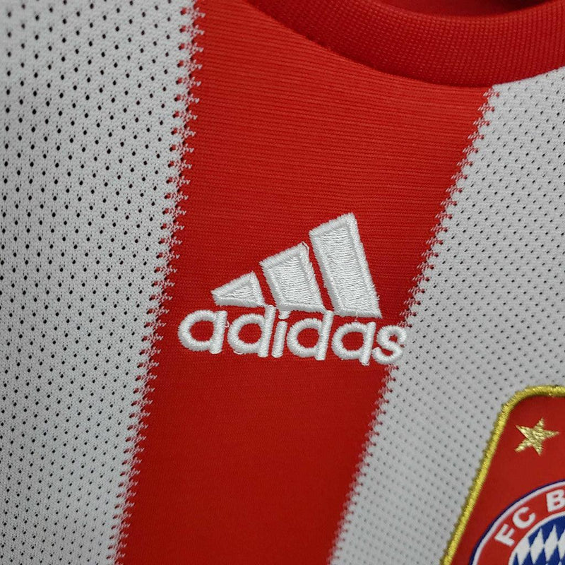 Camisa Bayern de Munique Retrô 2010/2011 Vermelha e Branca - Adidas - DA Sports Oficial