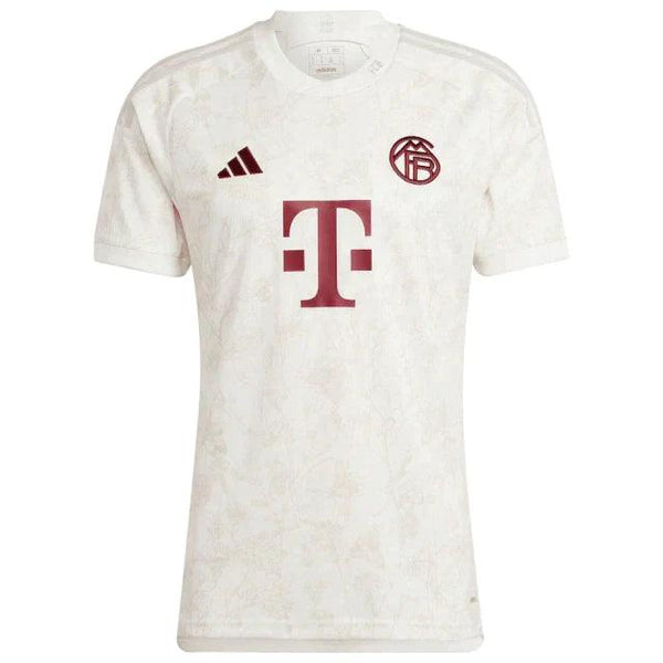 Camisa Bayern de Munique Third 23/24 s/n° Torcedor Masculino - Bege - DA Sports Oficial