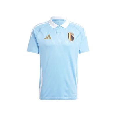 Camisa Bélgica Away 24/25 s/n° Torcedor Adidas Masculino - Azul celeste - DA Sports Oficial