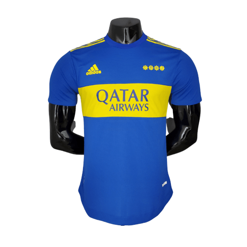 Camisa Boca Juniors I 21/22 - Azul e Amarela - Adidas - Masculino Jogador - DA Sports Oficial