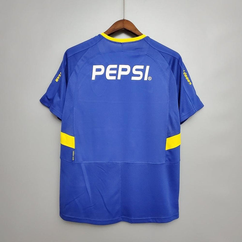 Camisa Boca Juniors Retrô 03/04 - Nike - Azul e Amarela - DA Sports Oficial