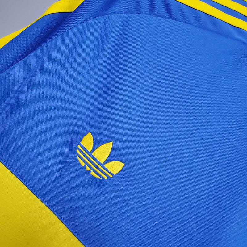 Camisa Boca Juniors Retrô 1981 Azul e Amarela - Adidas - DA Sports Oficial