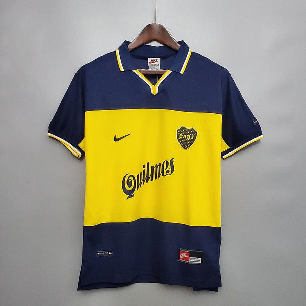 Camisa Boca Juniors Retrô 1999 Azul e Amarela - Nike - DA Sports Oficial