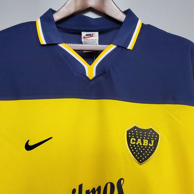 Camisa Boca Juniors Retrô 1999 Azul e Amarela - Nike - DA Sports Oficial