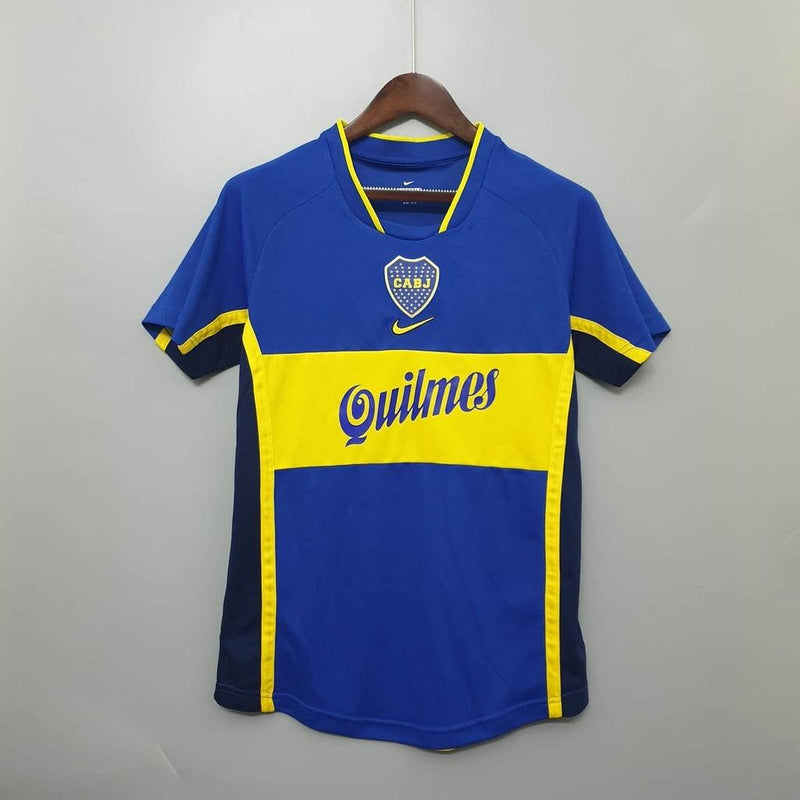 Camisa Boca Juniors Retrô 2001 Azul e Amarela - Nike - DA Sports Oficial