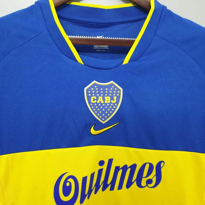 Camisa Boca Juniors Retrô 2001 Azul e Amarela - Nike - DA Sports Oficial