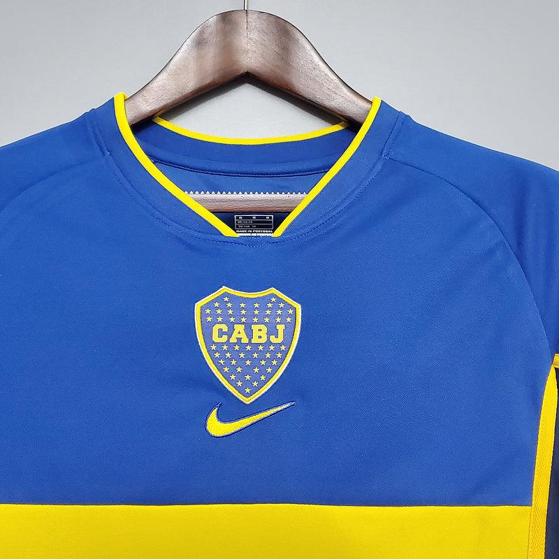 Camisa Boca Juniors Retrô 2002 Azul e Amarela - Nike - DA Sports Oficial