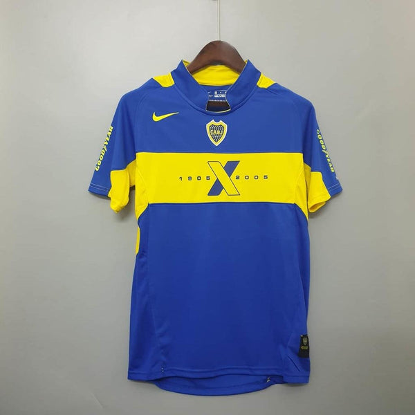 Camisa Boca Juniors Retrô 2005 Azul e Amarela - Nike - DA Sports Oficial