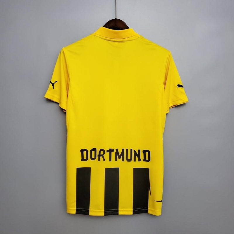 Camisa Borussia Dortmund Retrô 1213 - Puma - Amarela e Preta - DA Sports Oficial