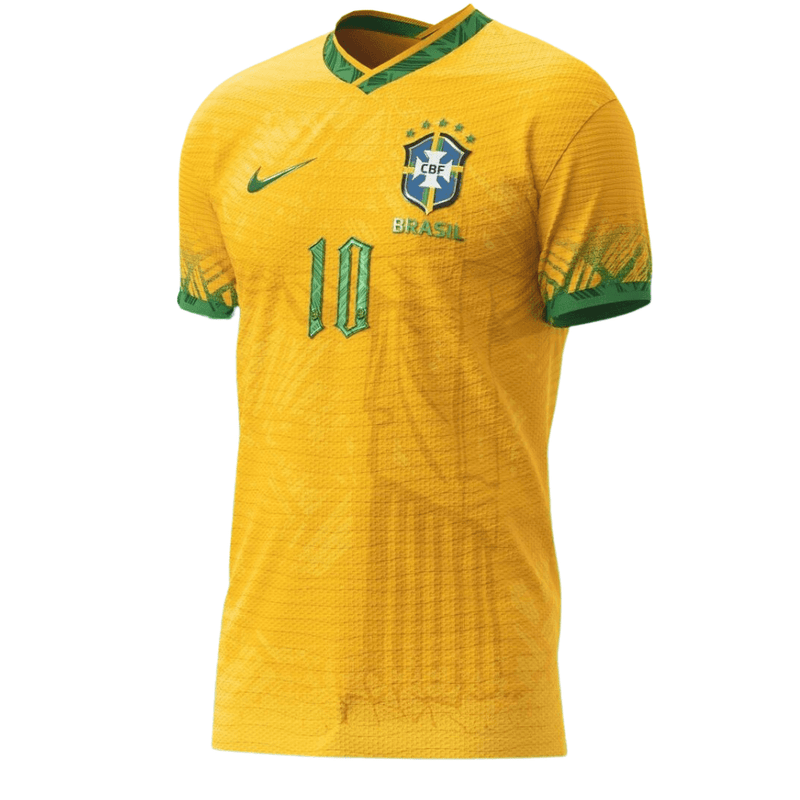 Camisa Brasil Edição Concept 2022 Amarela - Nike - Masculino Jogador - DA Sports Oficial