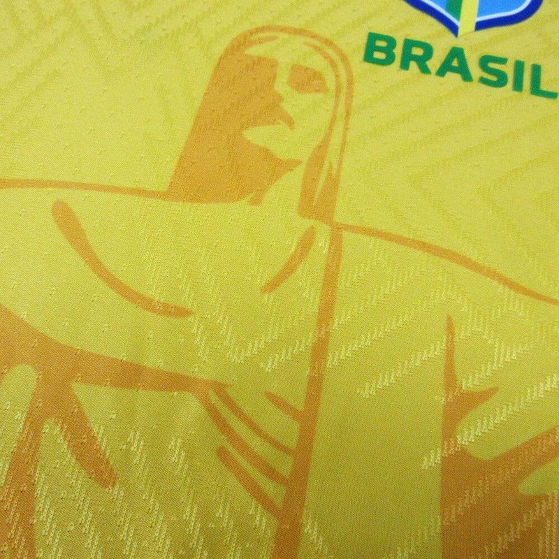 Camisa Brasil Edição Concept 2022 Amarela - Nike - Masculino Jogador - DA Sports Oficial