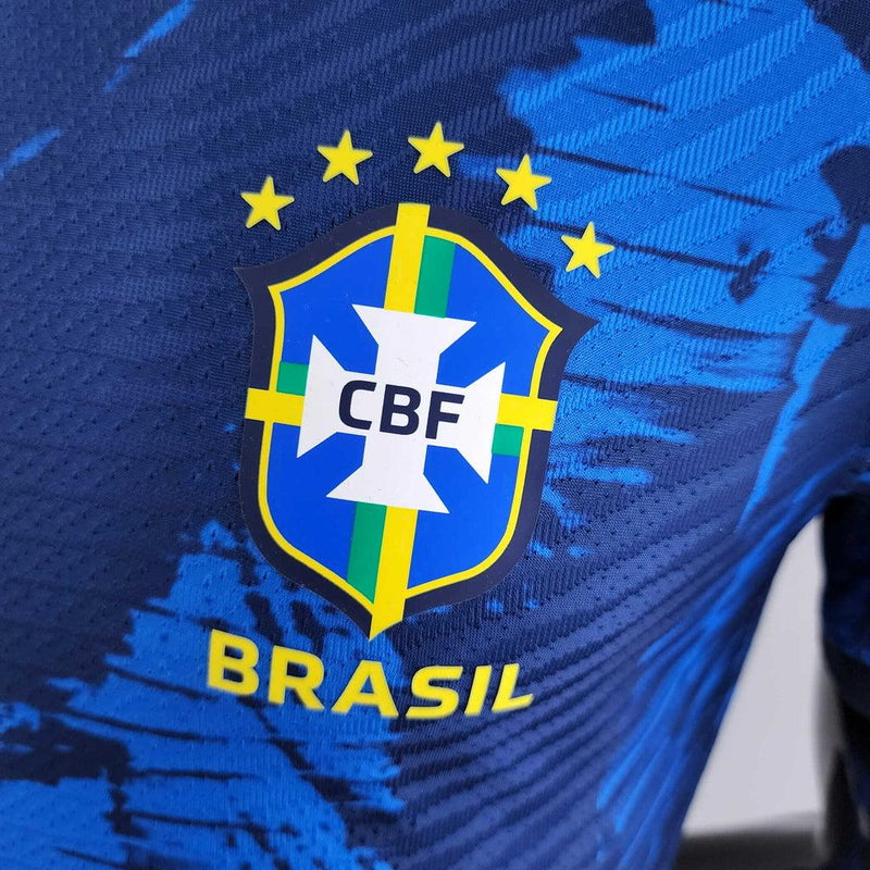 Camisa Brasil Edição Concept 2022 Azul - Nike - Masculino Jogador - DA Sports Oficial