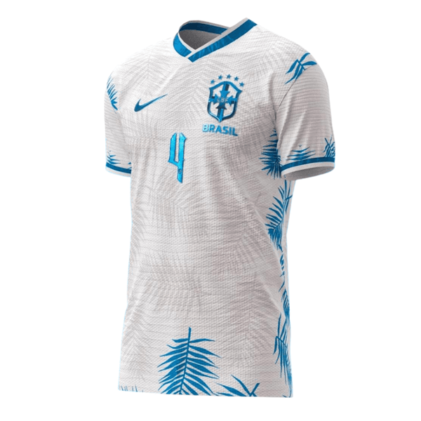 Camisa Brasil Edição Concept 2022 Branca - Nike - Masculino Jogador - DA Sports Oficial