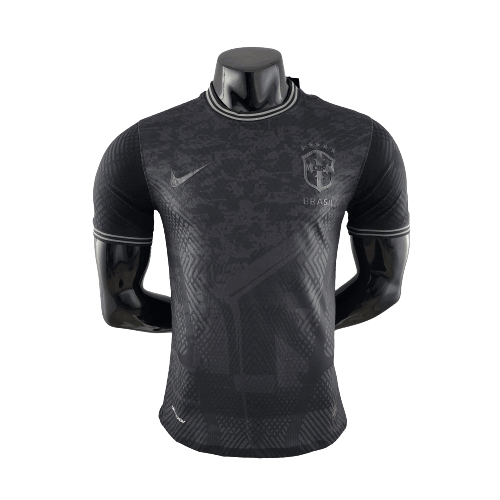 Camisa Brasil Edição Concept 2022 Preto - Nike - Masculino Jogador Preto - DA Sports Oficial