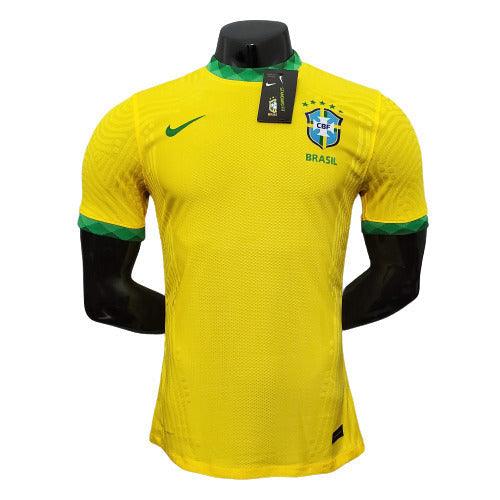 Camisa Brasil I 2021 - Amarela - Nike - Masculino Jogador - DA Sports Oficial