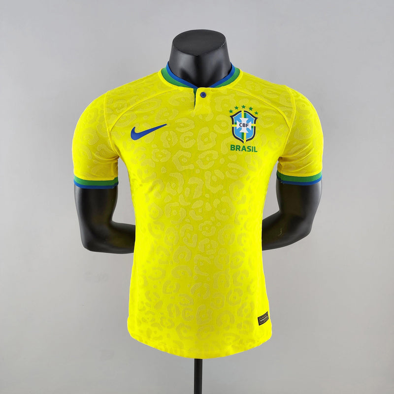 Camisa Brasil I 2022 - Amarela - Nike - Masculino Jogador - DA Sports Oficial