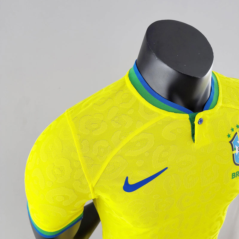 Camisa Brasil I 2022 - Amarela - Nike - Masculino Jogador - DA Sports Oficial