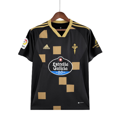 Camisa Celta de Vigo II 22/23 Adidas - Preto - DA Sports Oficial