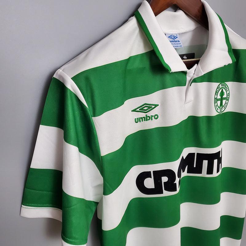 Camisa Celtic Retrô 1987/1989 Verde e Branca - Umbro - DA Sports Oficial