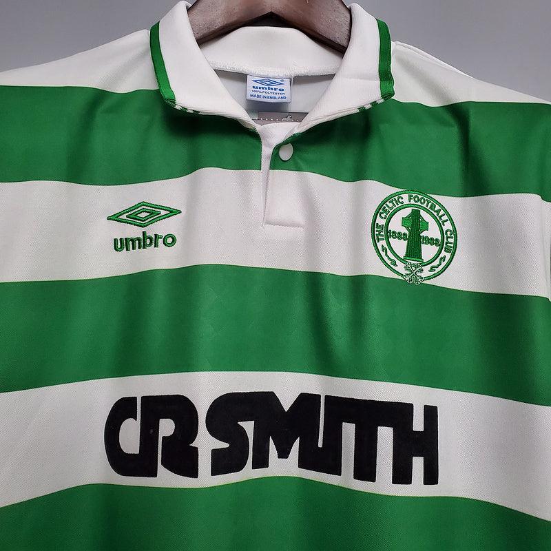 Camisa Celtic Retrô 1987/1989 Verde e Branca - Umbro - DA Sports Oficial