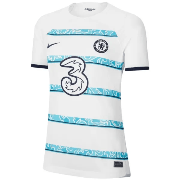 Camisa Chelsea Away 22/23 s/n° Torcedor Feminina - Branca - DA Sports Oficial