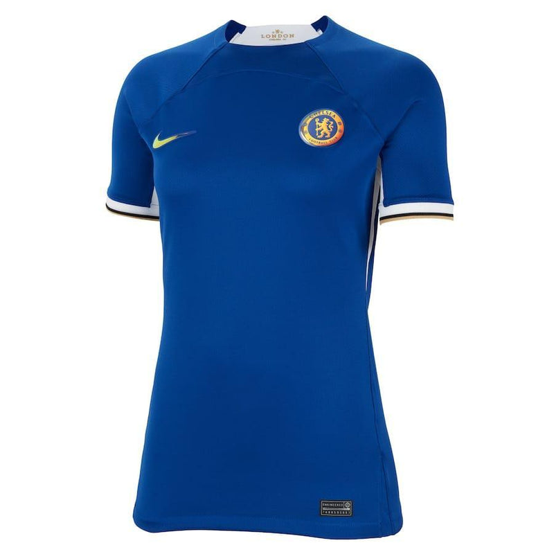 Camisa Chelsea Home 23/24 s/n° Torcedor Feminina - Azul - DA Sports Oficial