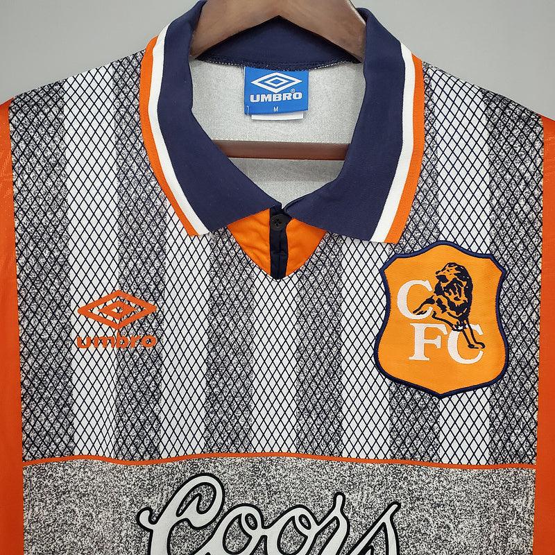 Camisa Chelsea Retrô 1994/1996 Cinza - Umbro - DA Sports Oficial