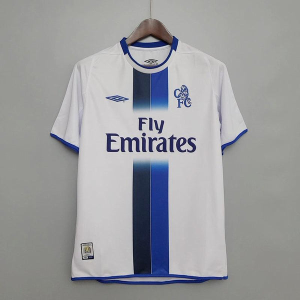 Camisa Chelsea Retrô 2003/2005 Azul e Branca - Umbro - DA Sports Oficial