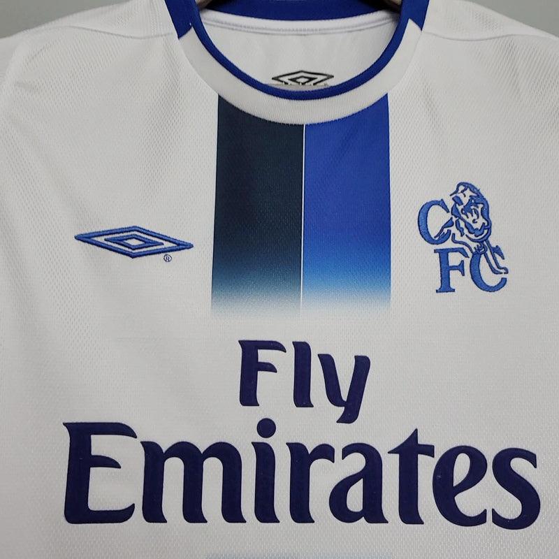 Camisa Chelsea Retrô 2003/2005 Azul e Branca - Umbro - DA Sports Oficial